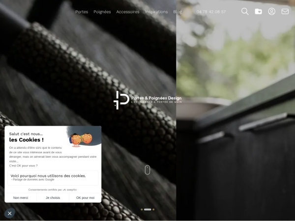 Aperçu du site de PORTES DESIGN