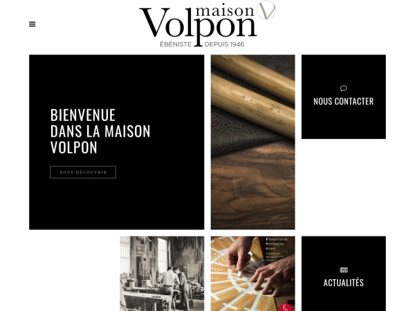 Aperçu du site de VOLPON